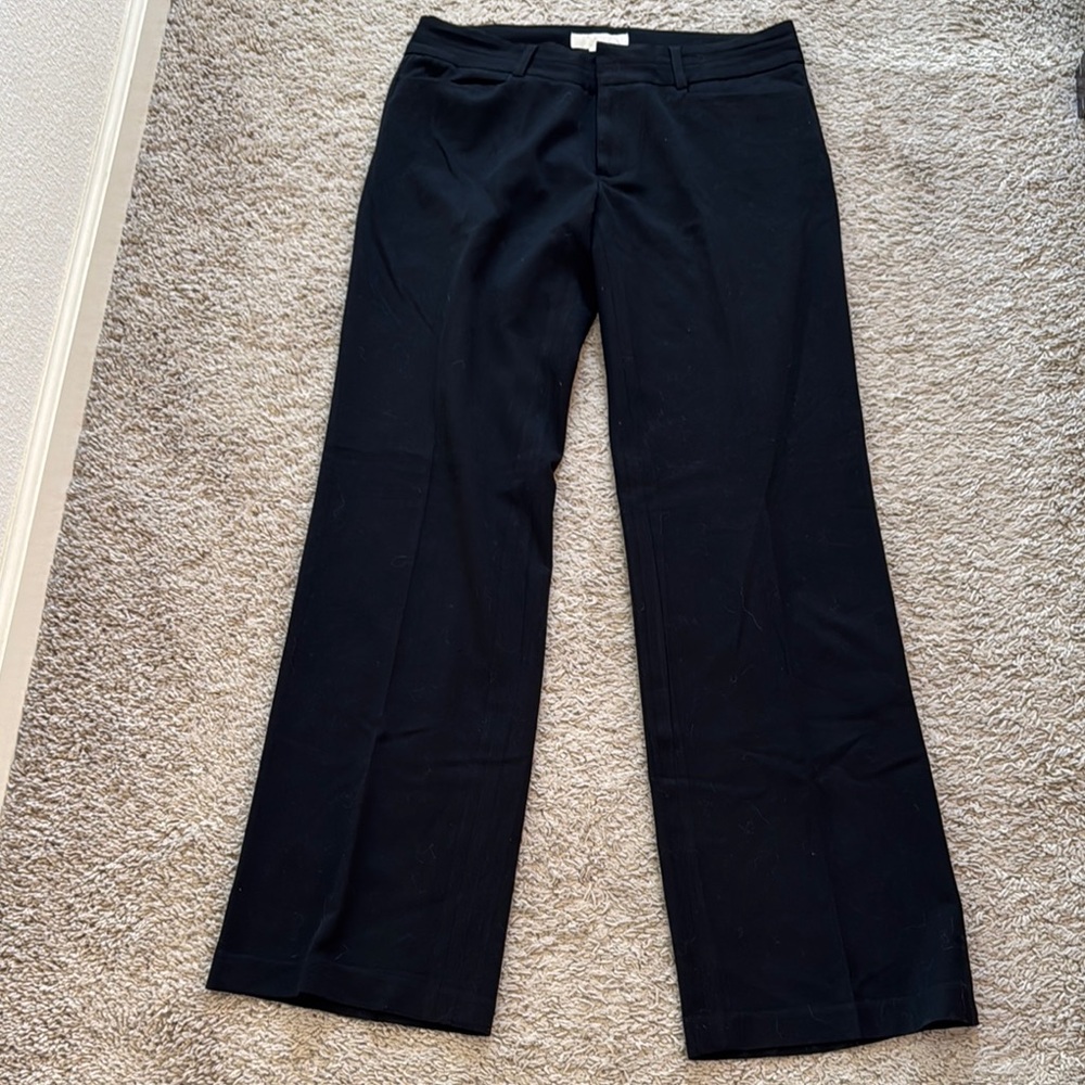 MICHAEL Michael Kors Size 4 Black Straight Leg Pants
